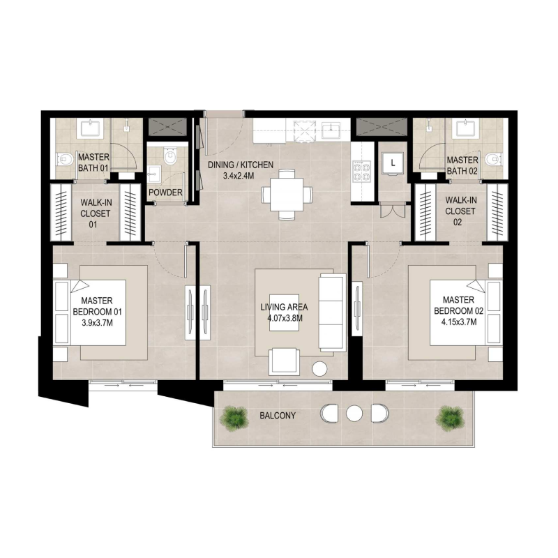 Apartments plan