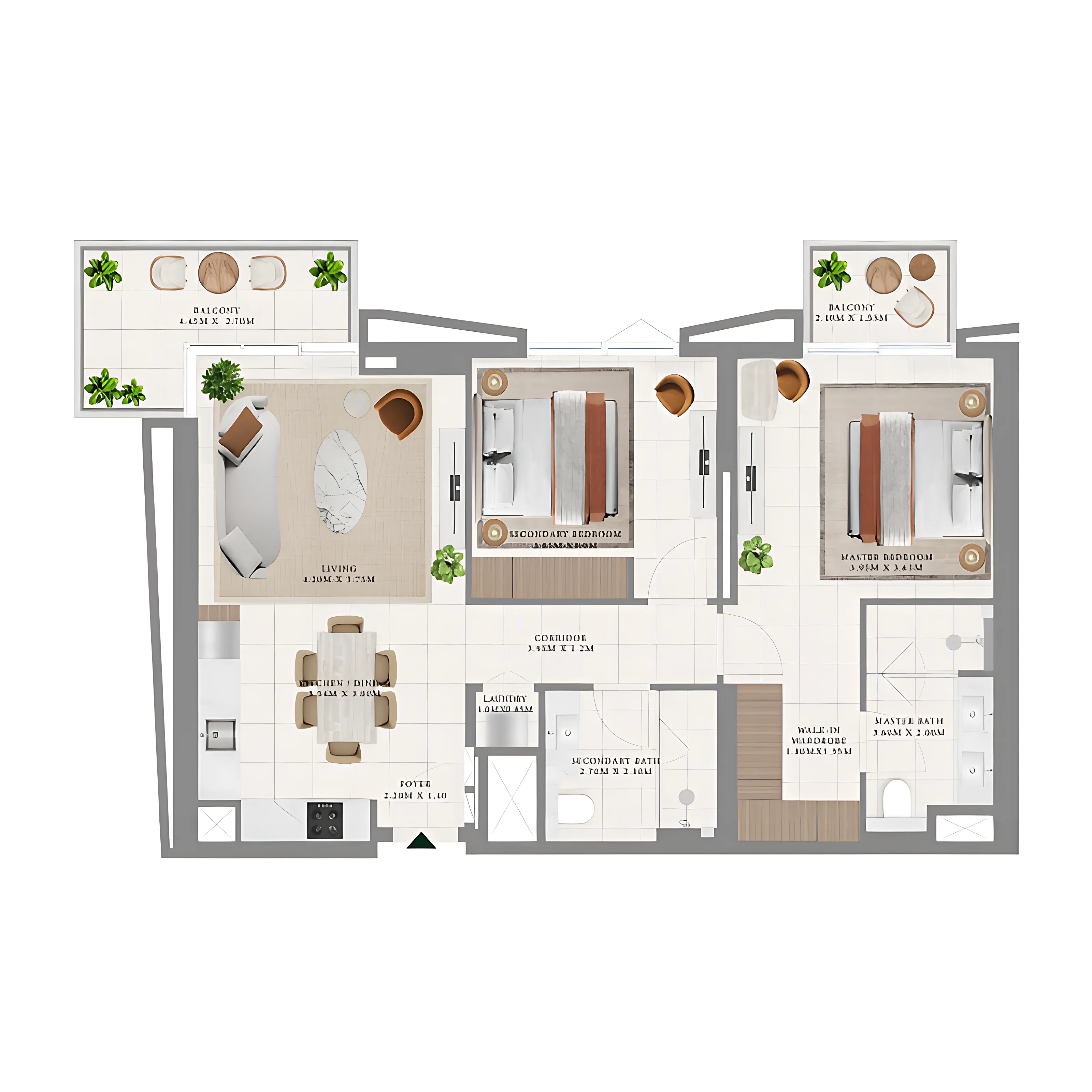 Apartments plan