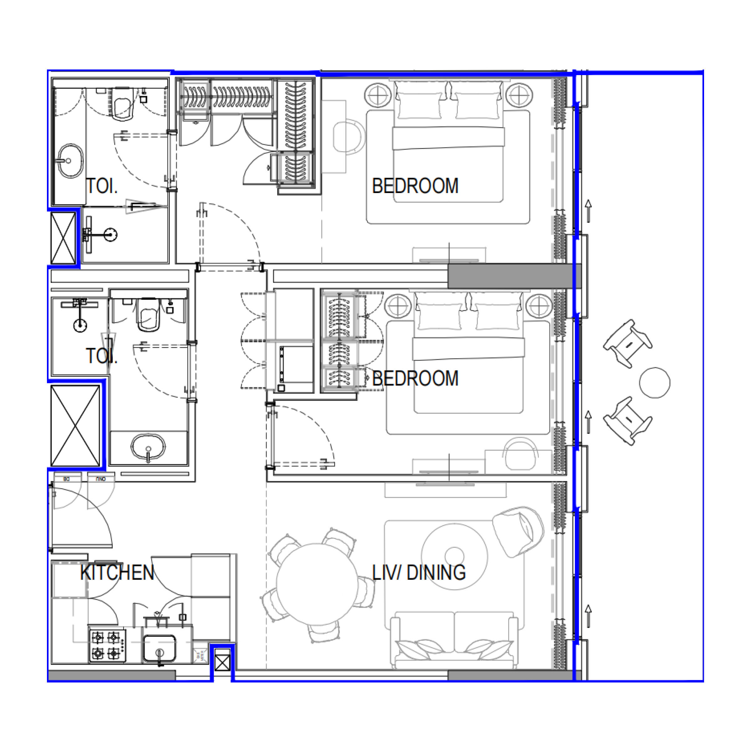 Apartments plan