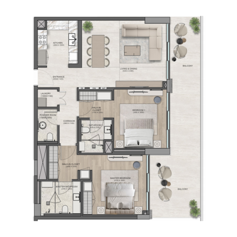Apartments plan