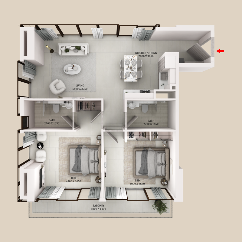 Apartments plan