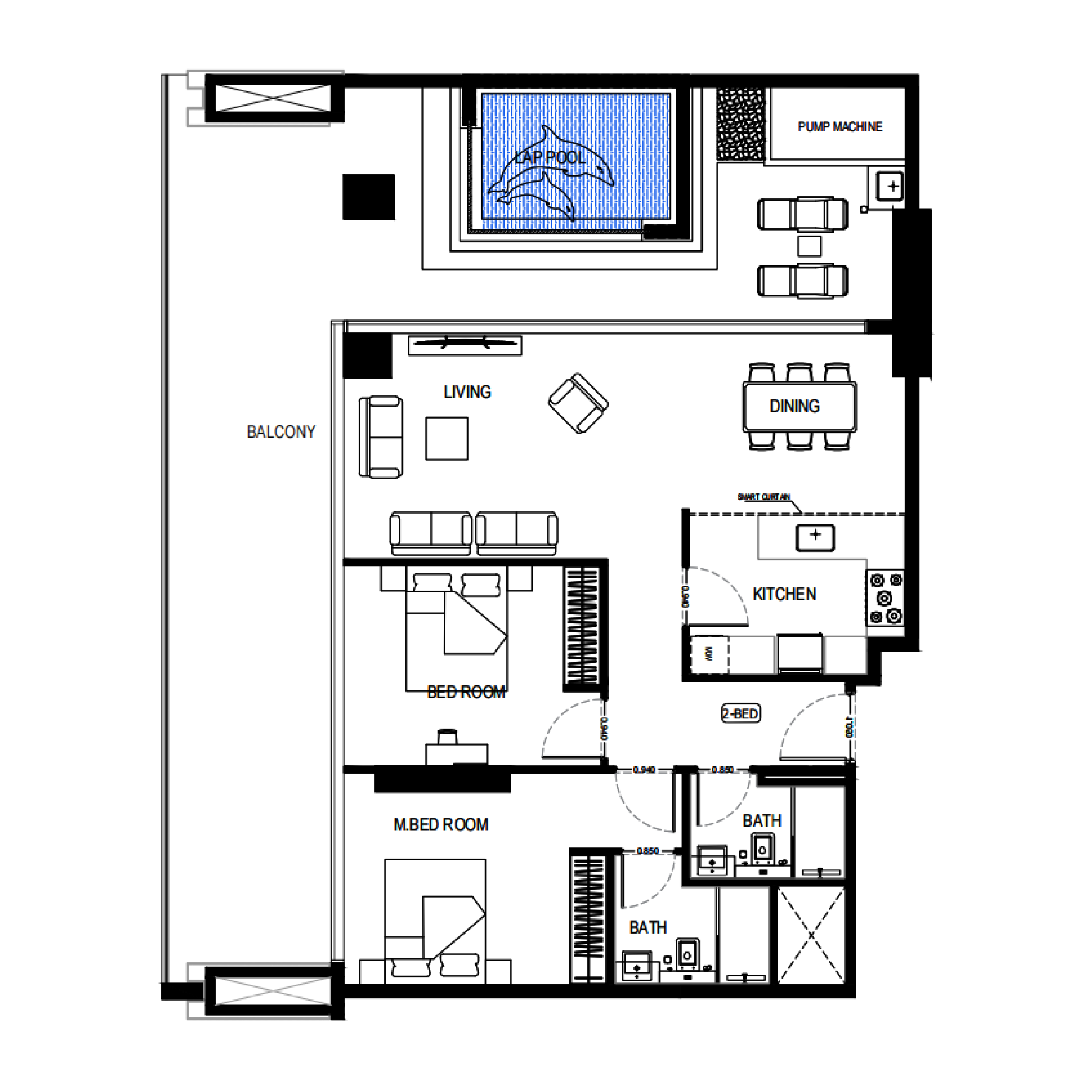 Apartments plan