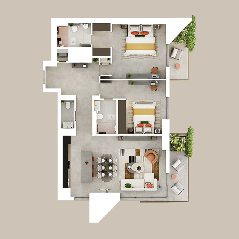 Apartments plan