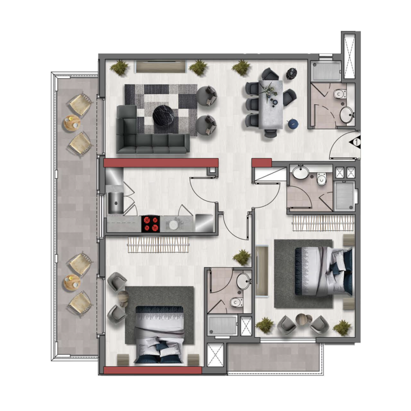 Apartments plan