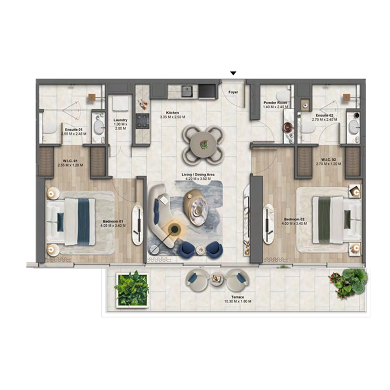 Apartments plan