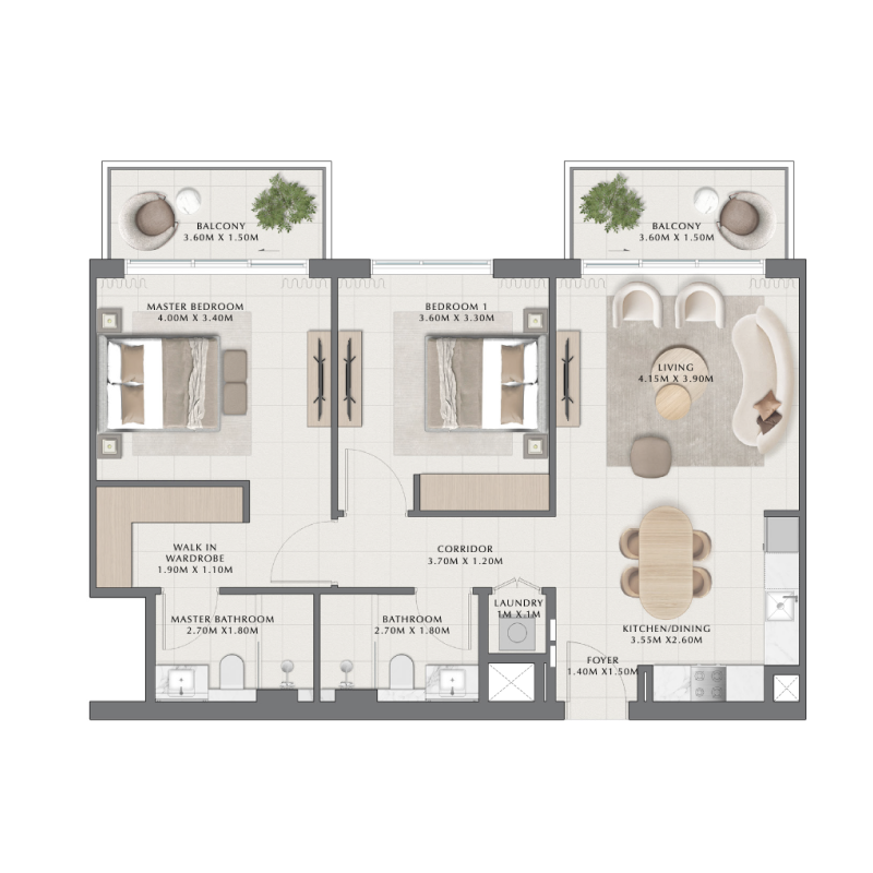 Apartments plan