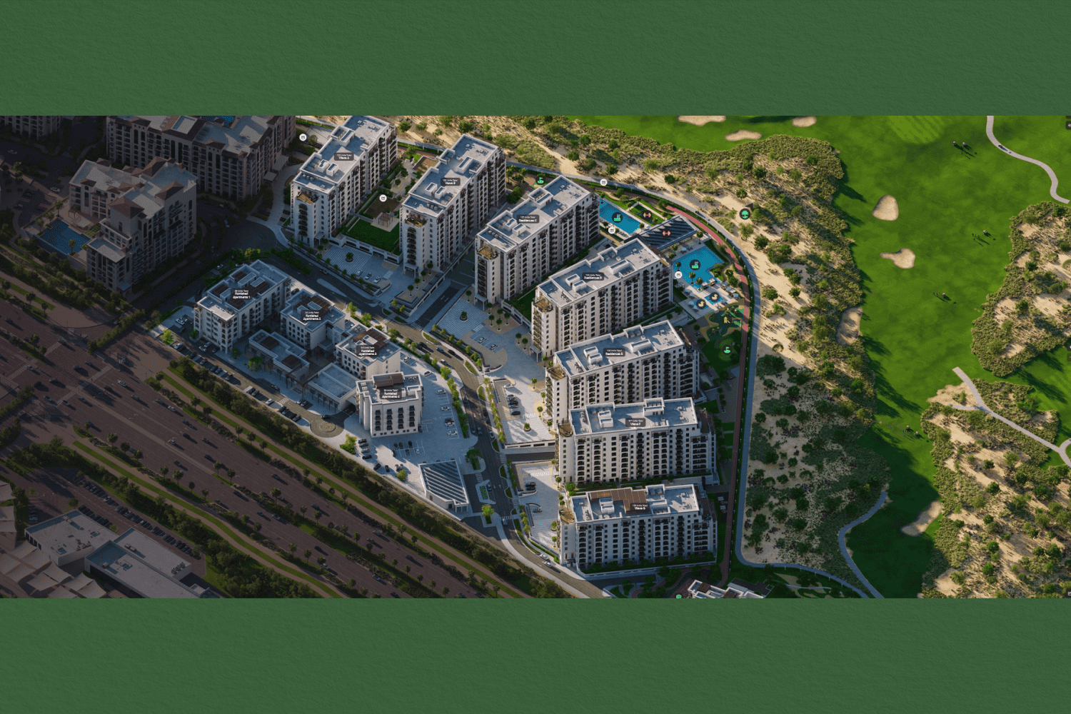 Yas Golf Collection master plan 1