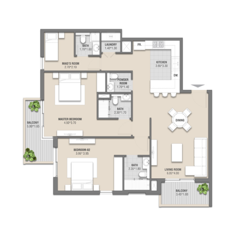 Apartments plan
