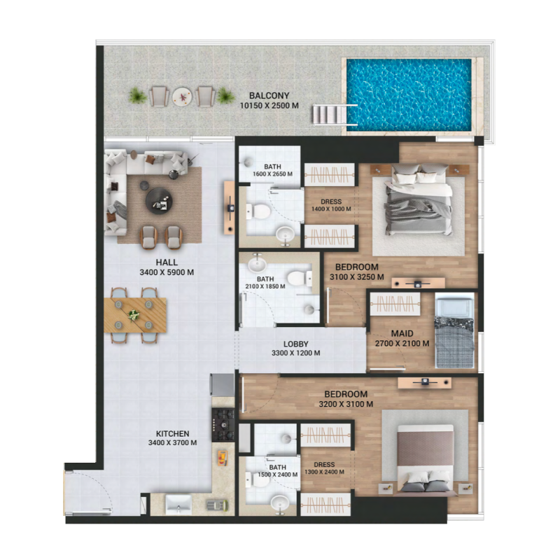 Apartments plan