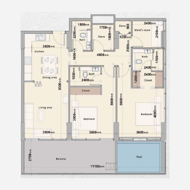 Apartments plan