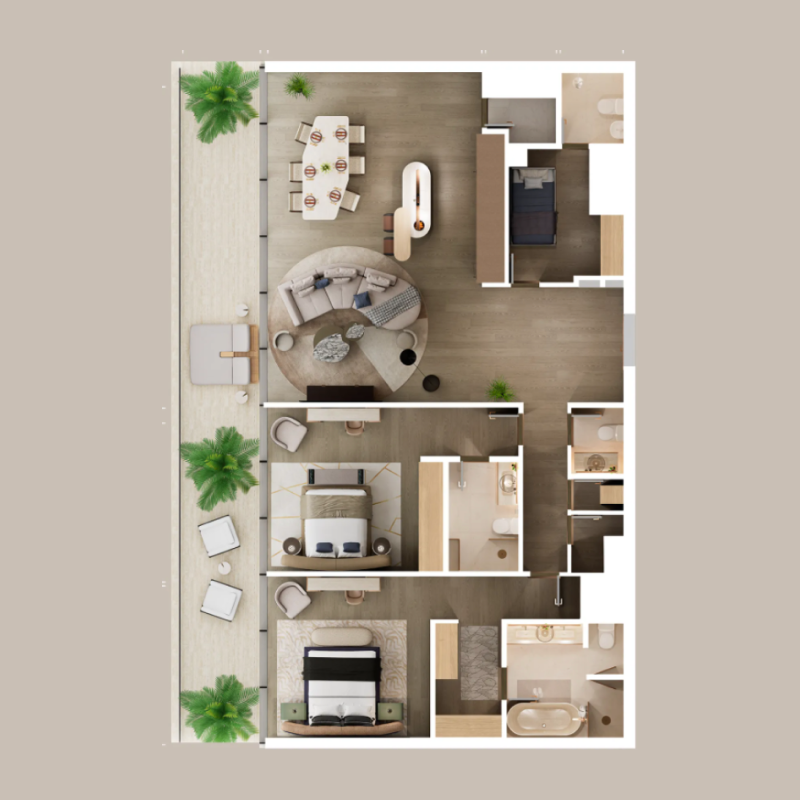 Apartments plan