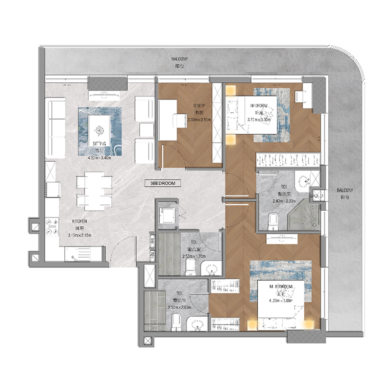 Apartments plan