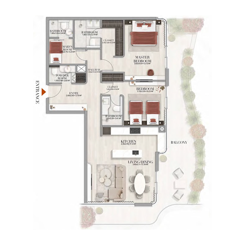 Apartments plan