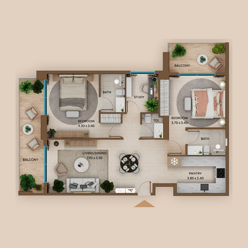 Apartments plan