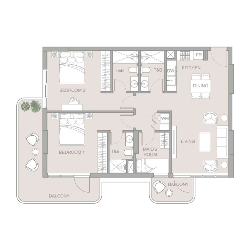 Apartments plan