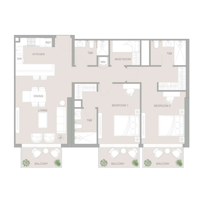 Apartments plan