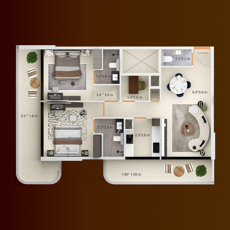 Apartments plan