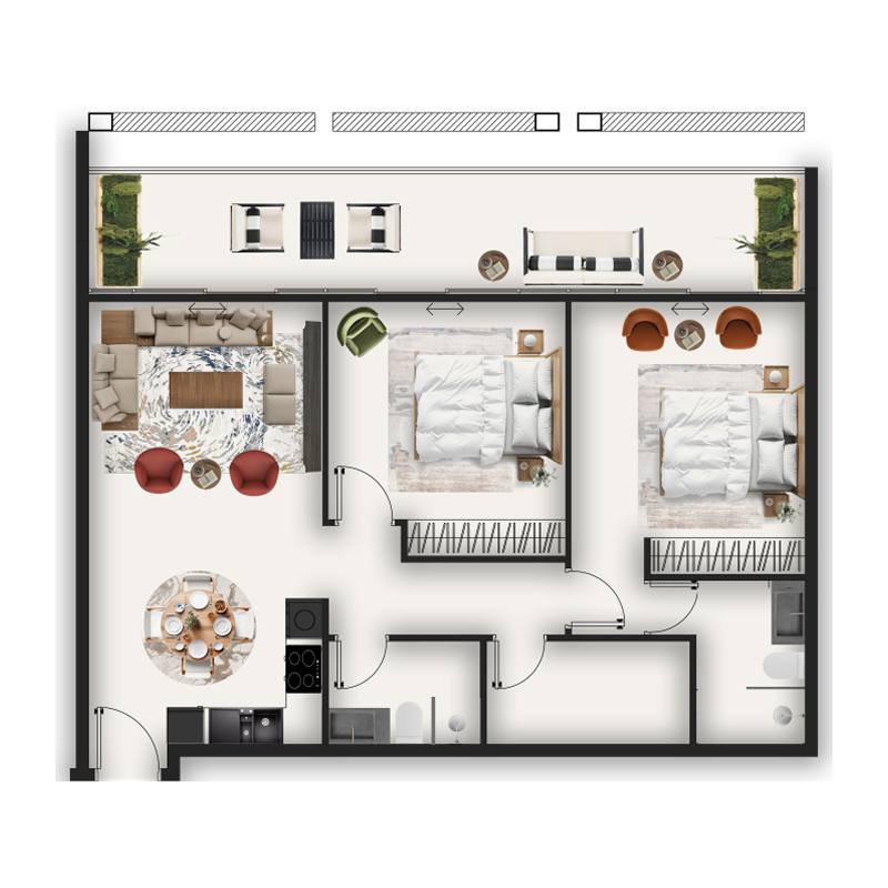 Apartments plan