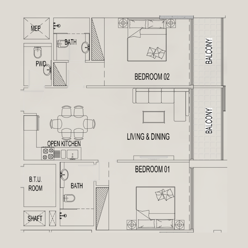 Apartments plan
