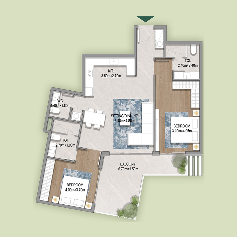 Apartments plan
