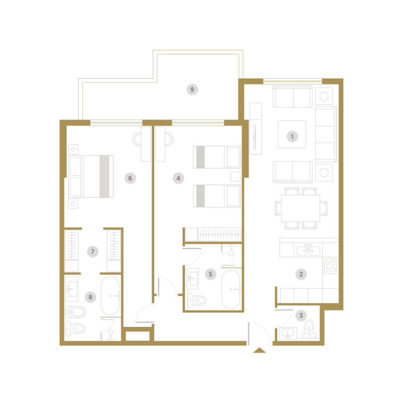 Apartments plan