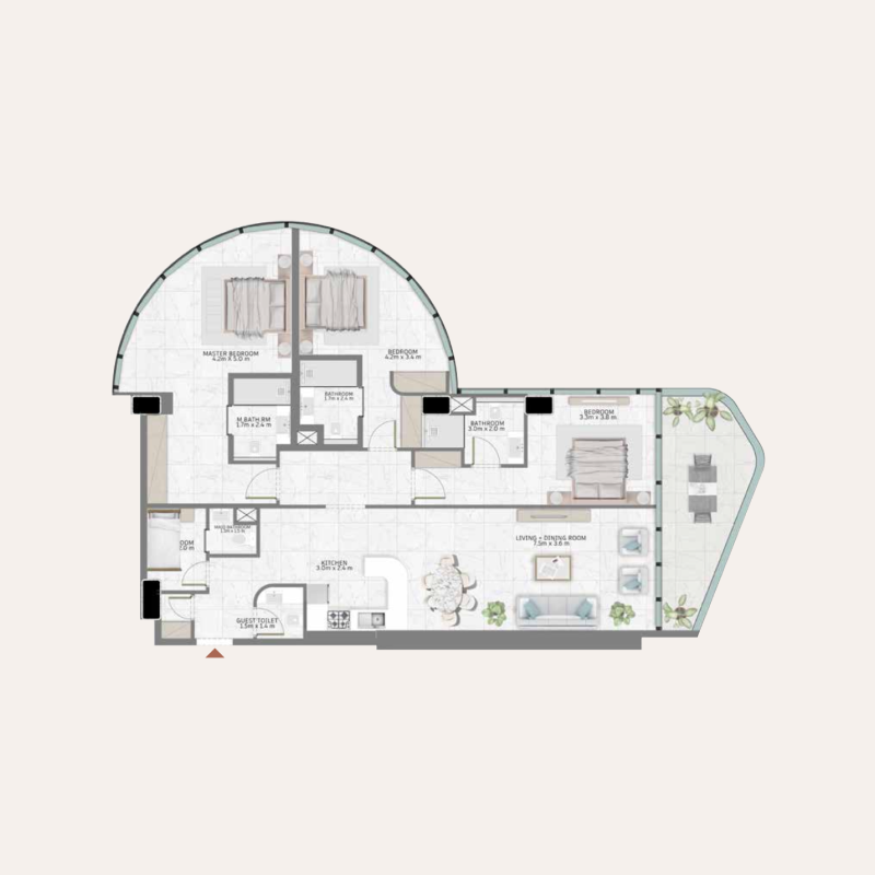 Apartments plan