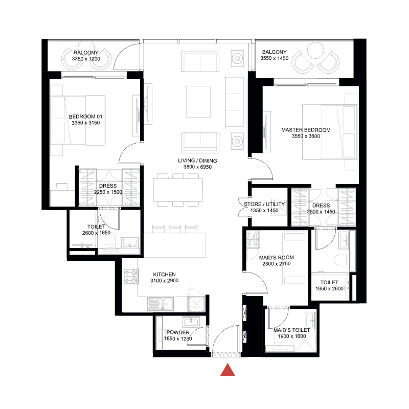 Apartments plan