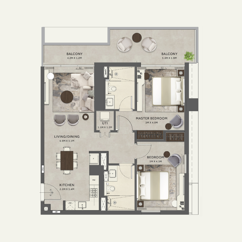 Apartments plan