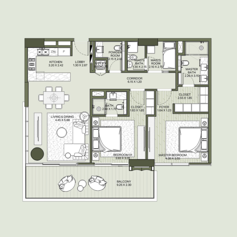 Apartments plan