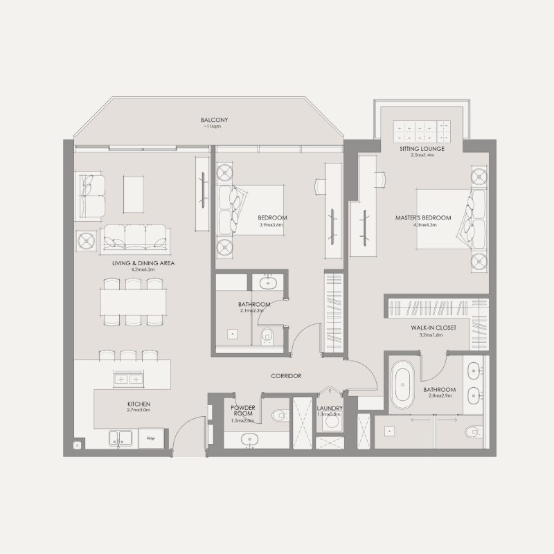 Apartments plan