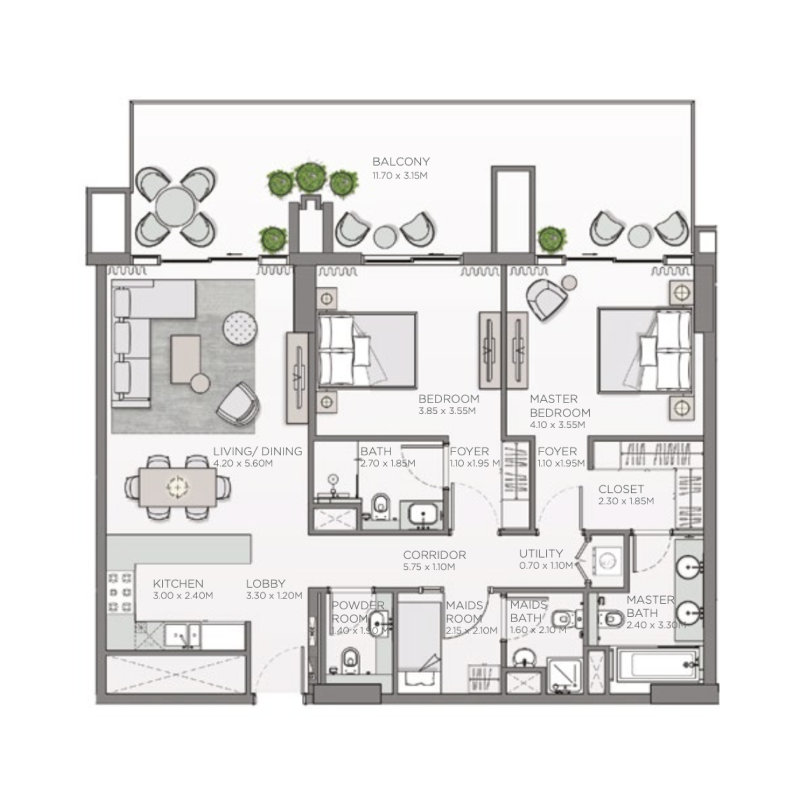 Apartments plan