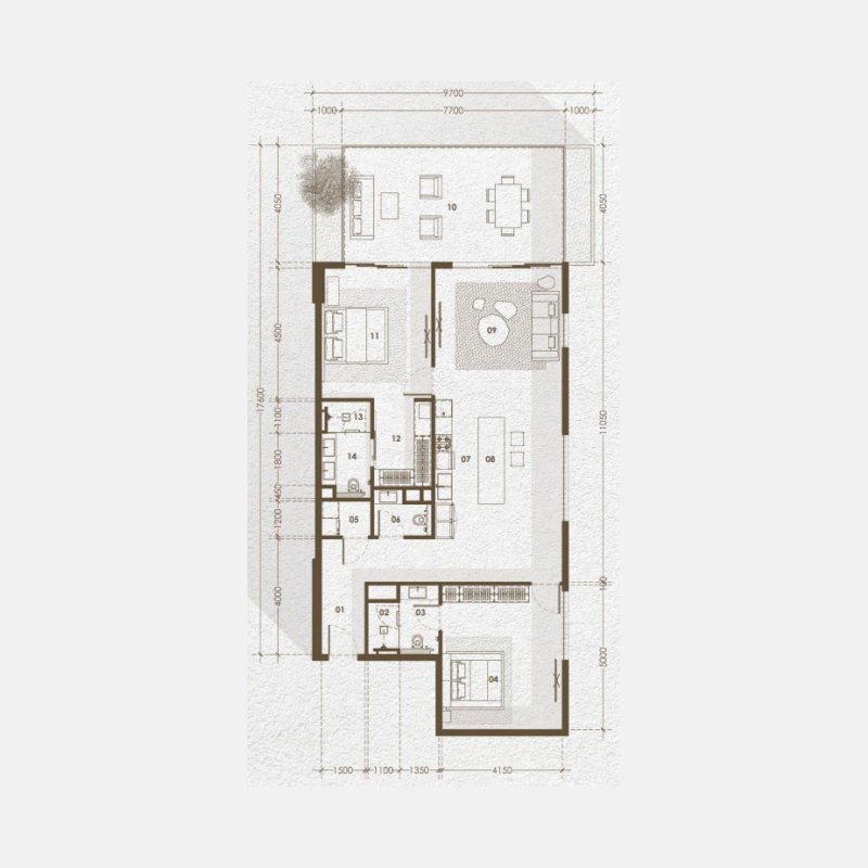 Apartments plan