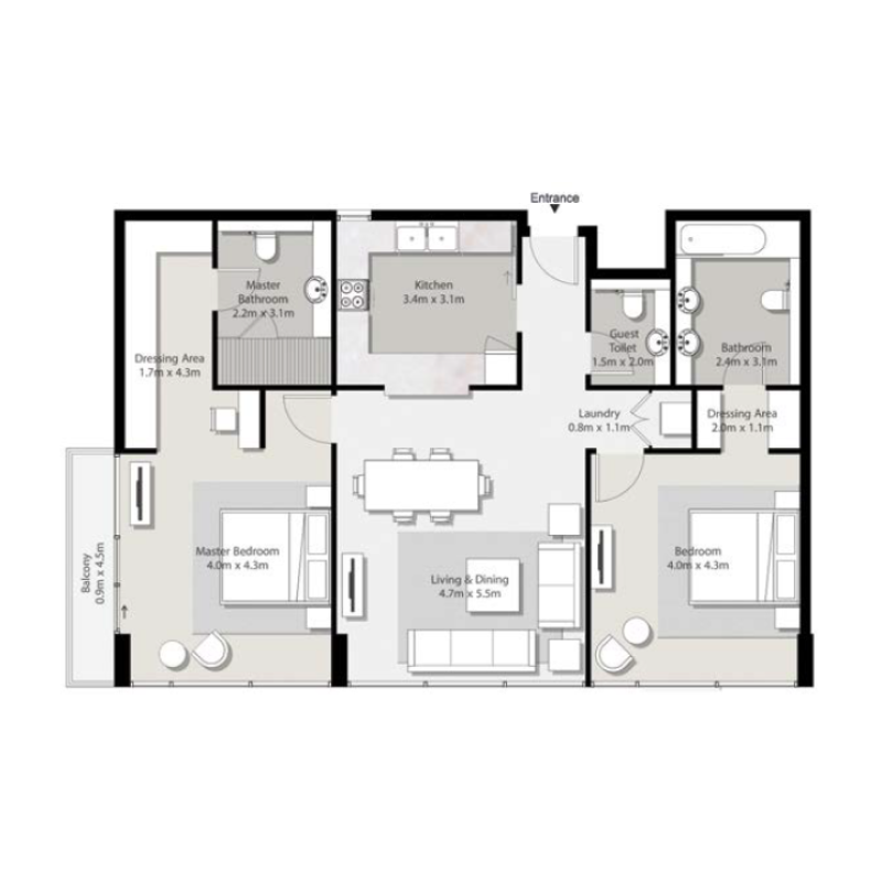 Apartments plan
