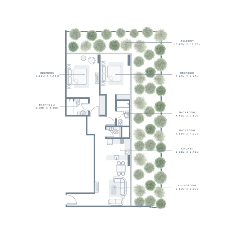 Apartments plan