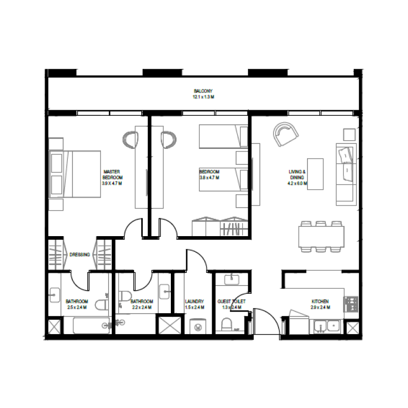 Apartments plan