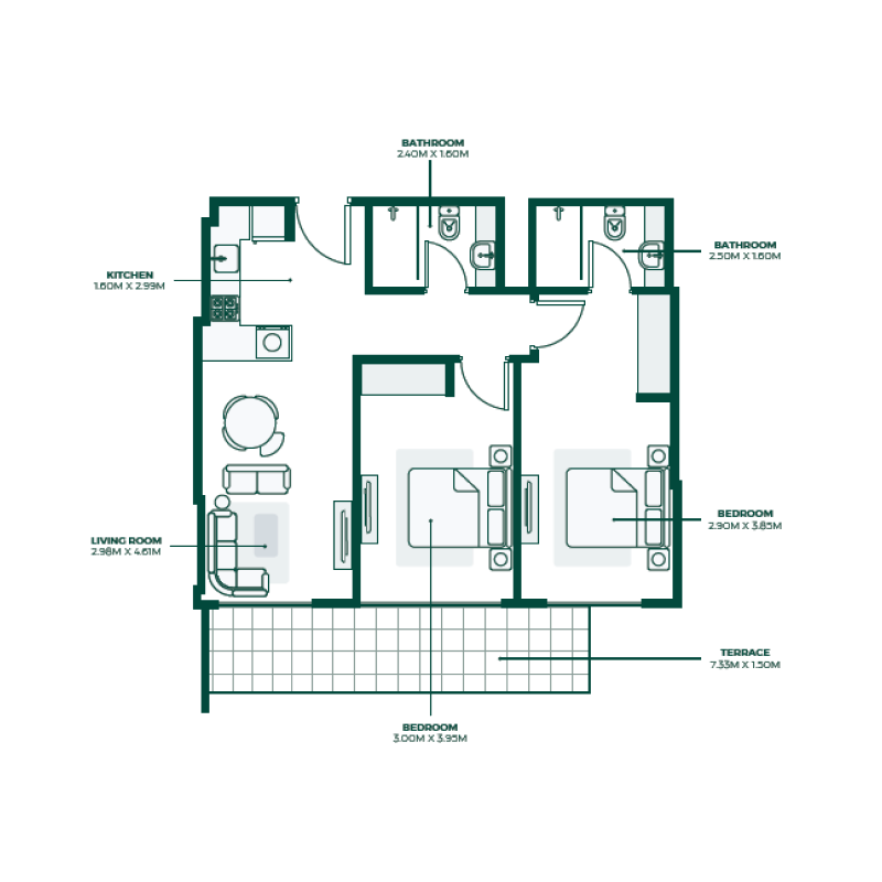 Apartments plan