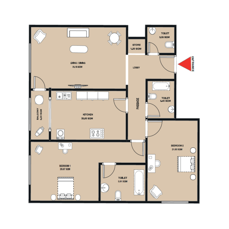 Apartments plan