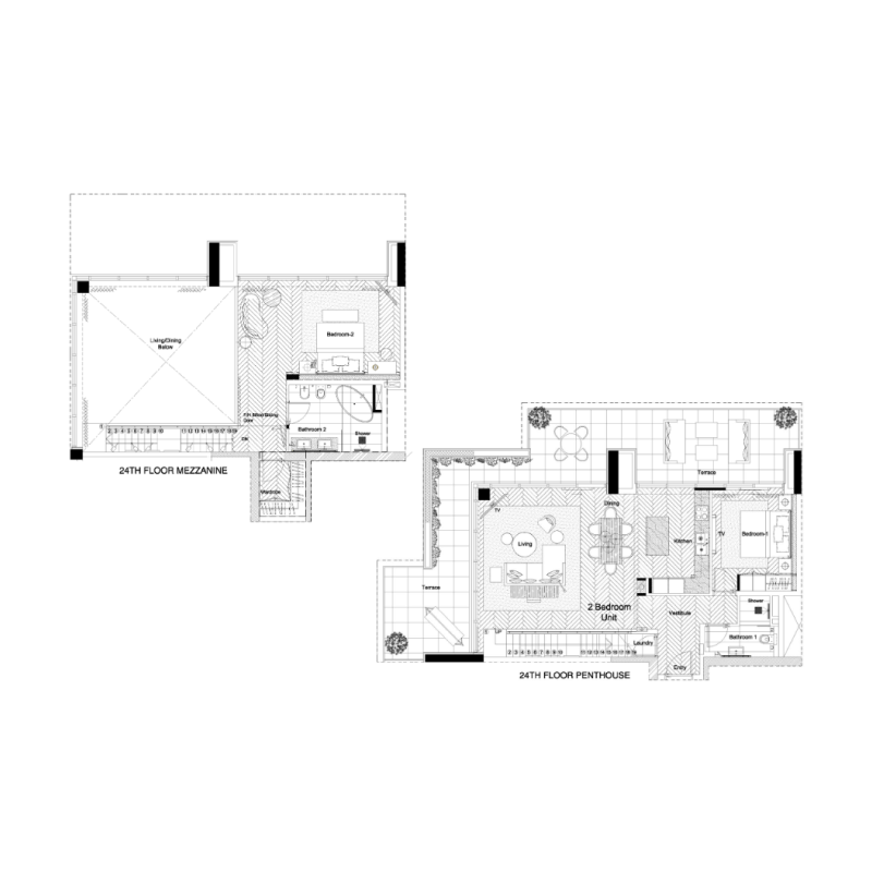 Penthouse plan