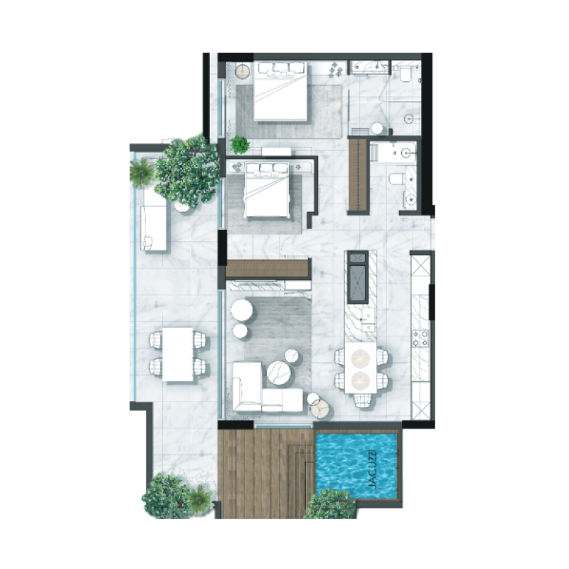 Penthouse plan