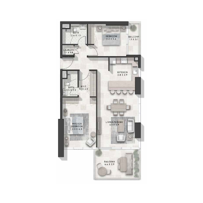 Apartments plan