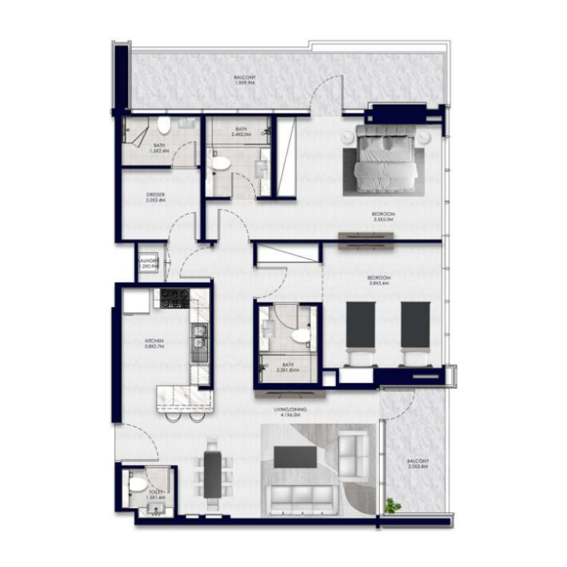 Apartments plan