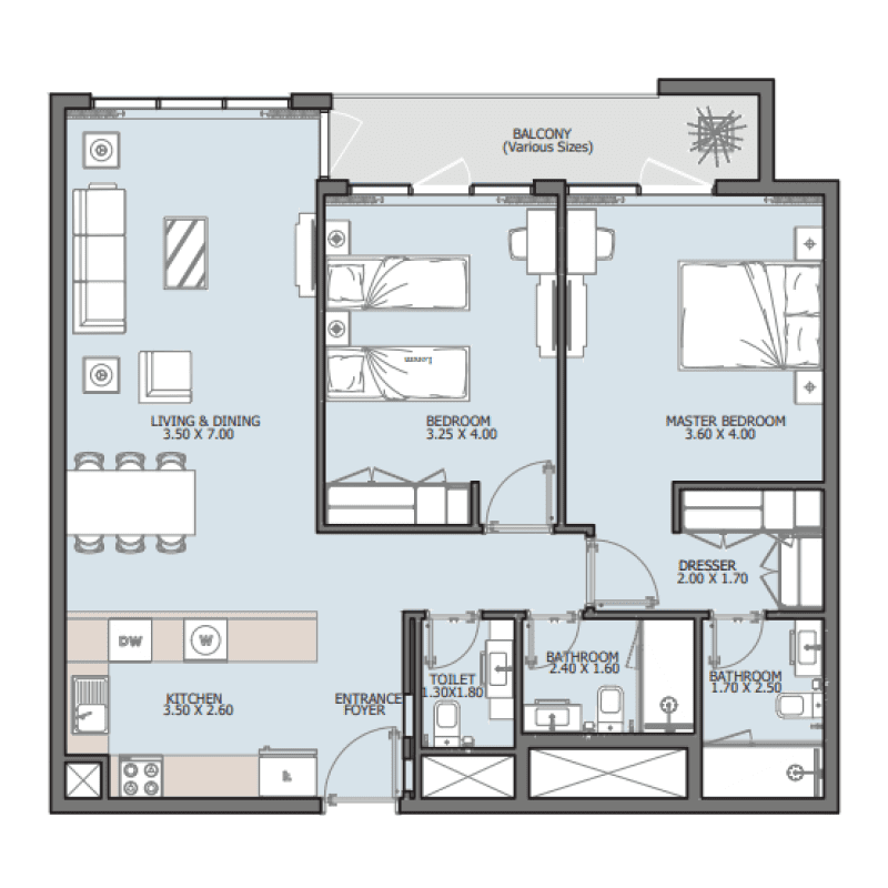 Apartments plan