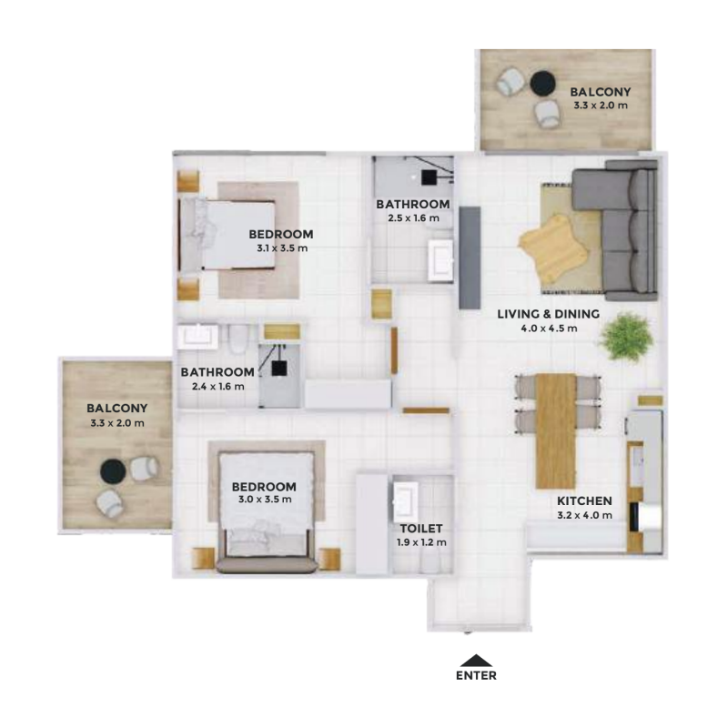 Apartments plan