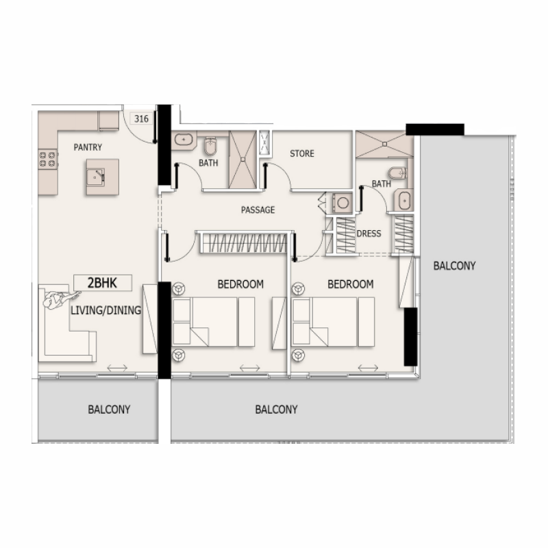 Apartments plan