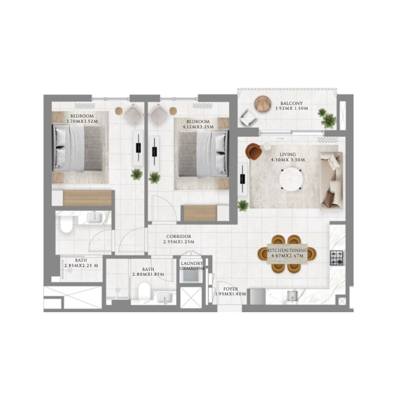 Apartments plan
