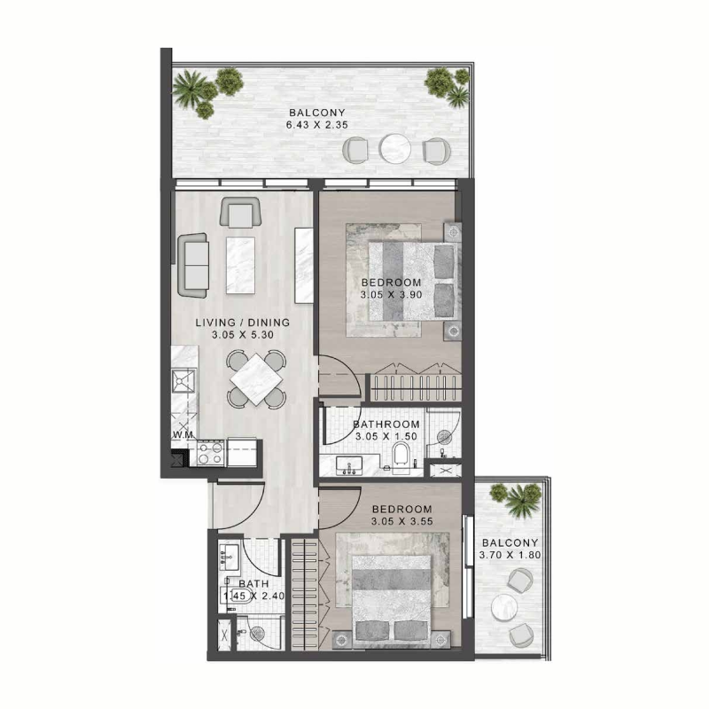 Apartments plan