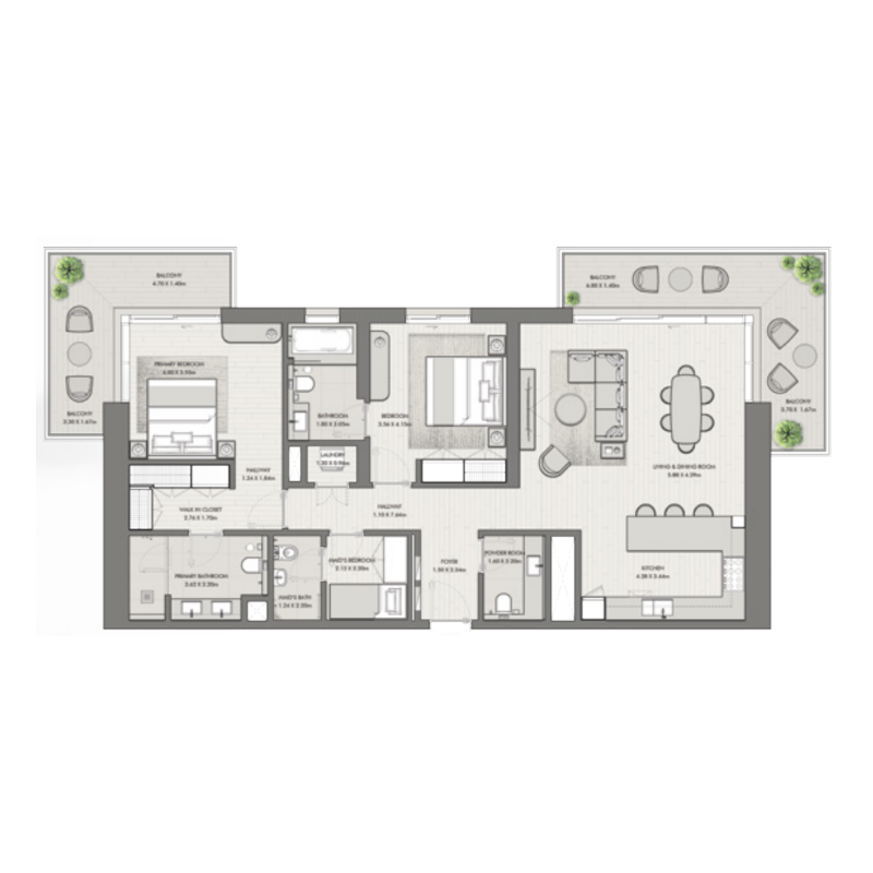 Apartments plan