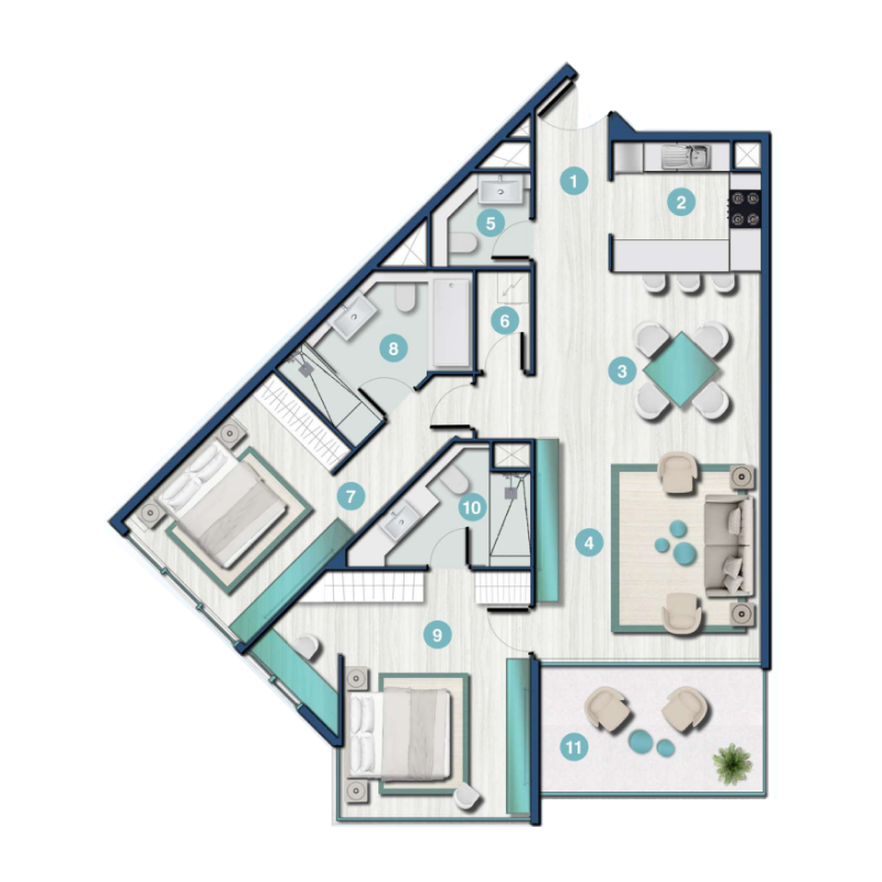 Apartments plan