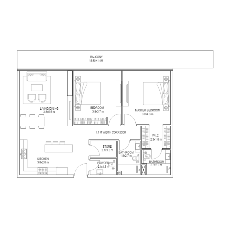 Apartments plan