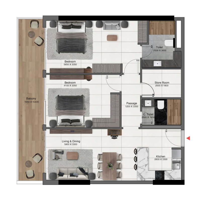 Apartments plan